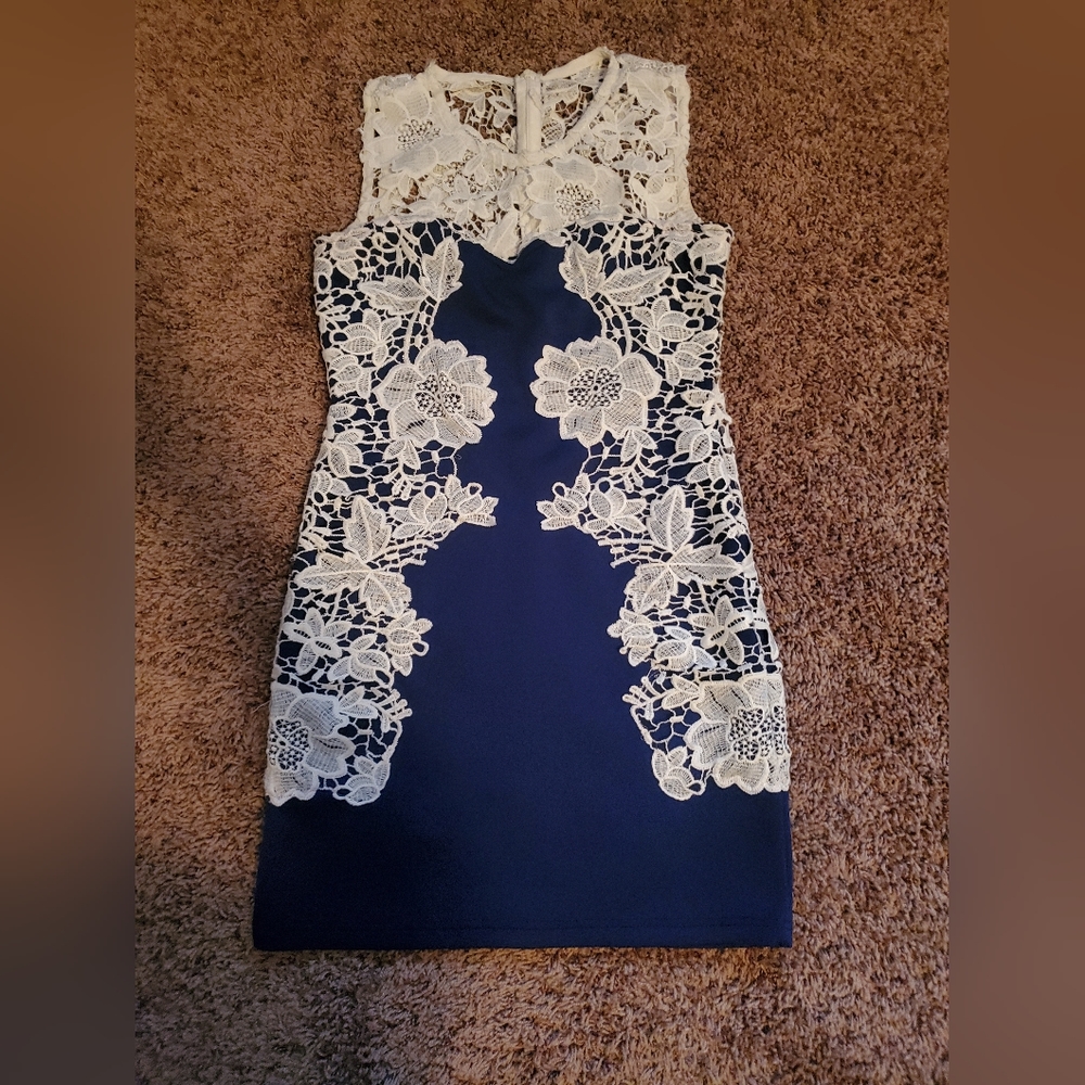 Venus lace floral dress
